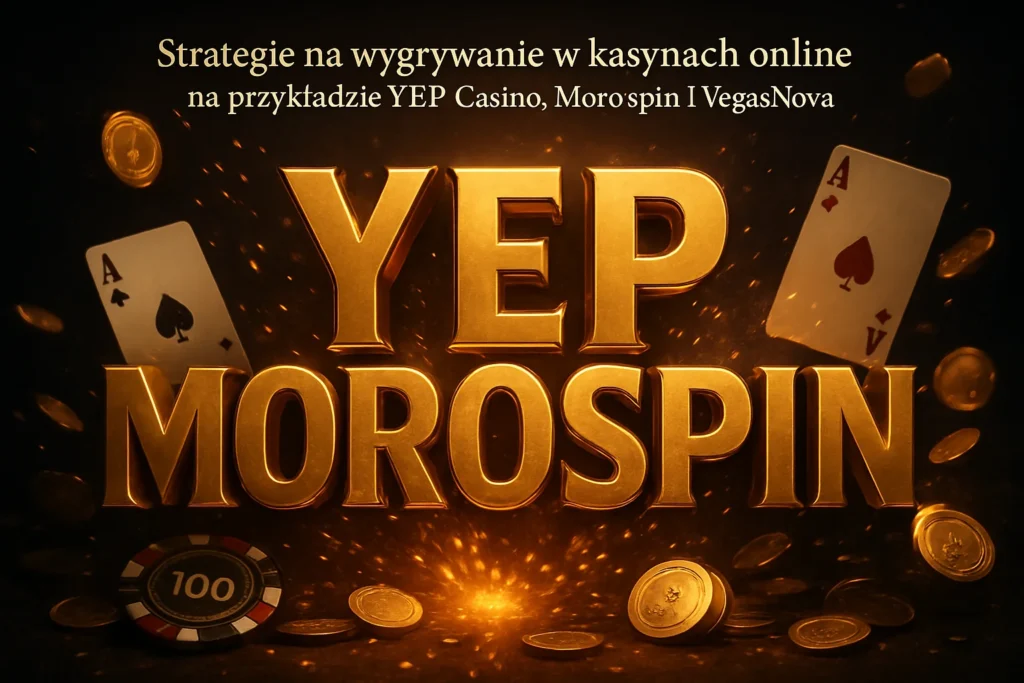 Strategie na wygrywanie w kasynach online na przykładzie YEP Casino, MoroSpin i VegasNova — Platnosci-kasyna